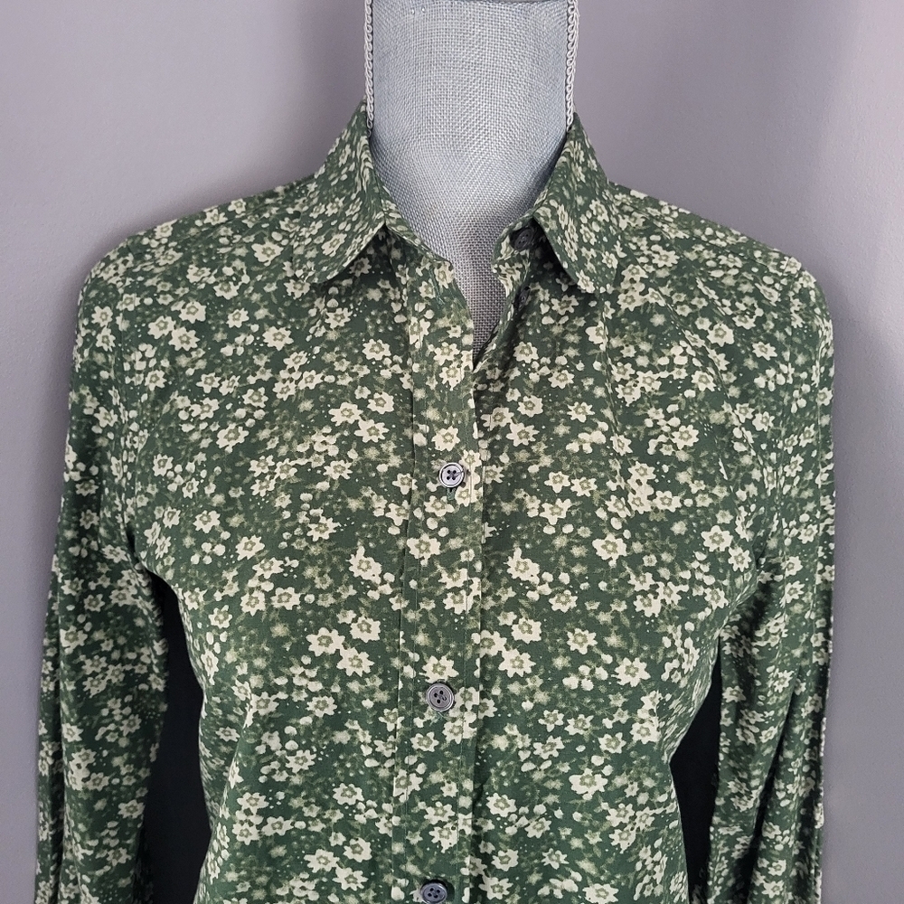 ​Marc Jacobs Floral Longline Peter Pan Collar Blouse